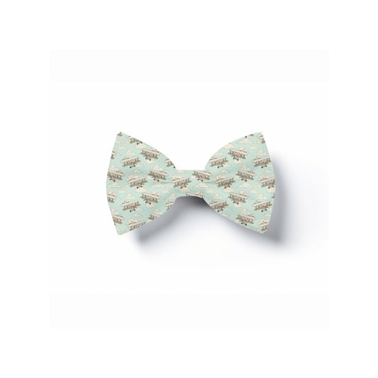 Airplane Pet Bow Tie, Dog Cat Collar Neckwear