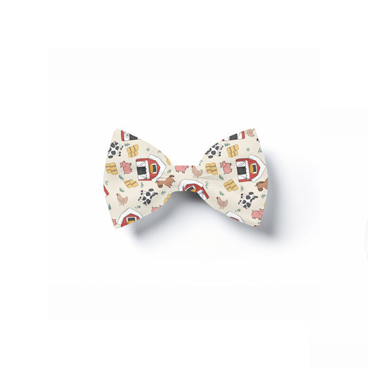 Farm Animal Pet Bow Tie, Over Collar Neckwear