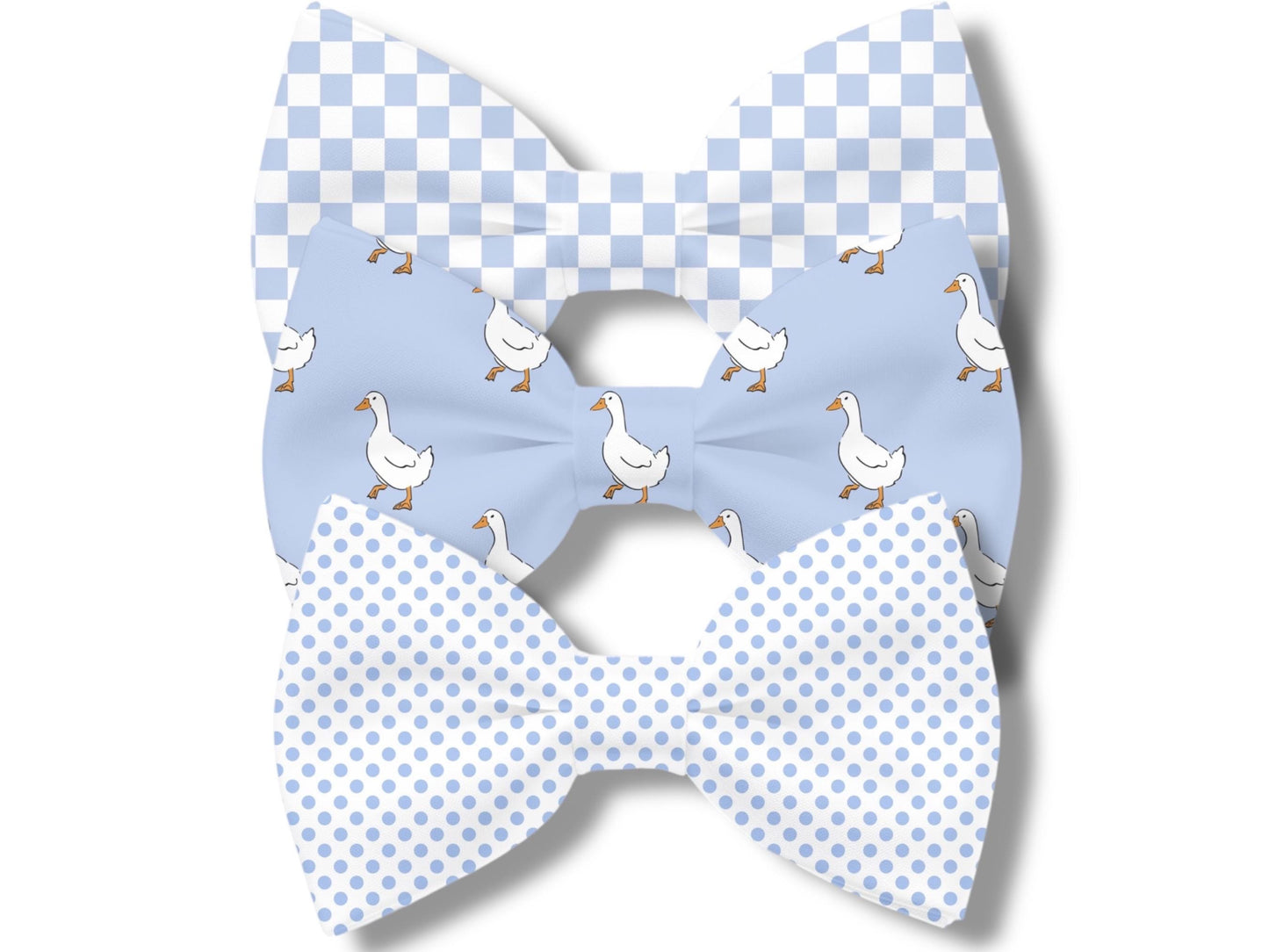 Goose Pet Bow Tie, 3 Pack, Spring Neckwear