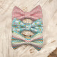 Princess Cat Bow Tie Set, Pet Collar Neckwear, Handmade Bows