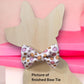 Fall Leaves & Pumpkin Pet Bow Tie, Over Collar Dog Cat Neckwear