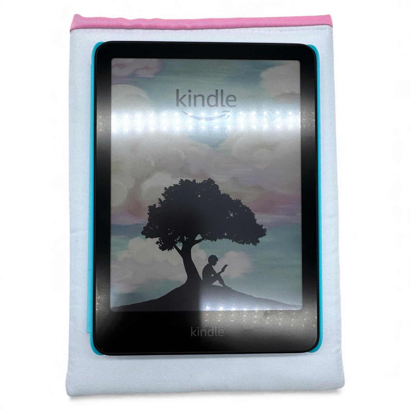 Handmade Kindle Sleeve, Bookish Padded Protector, Life of a Book Girl