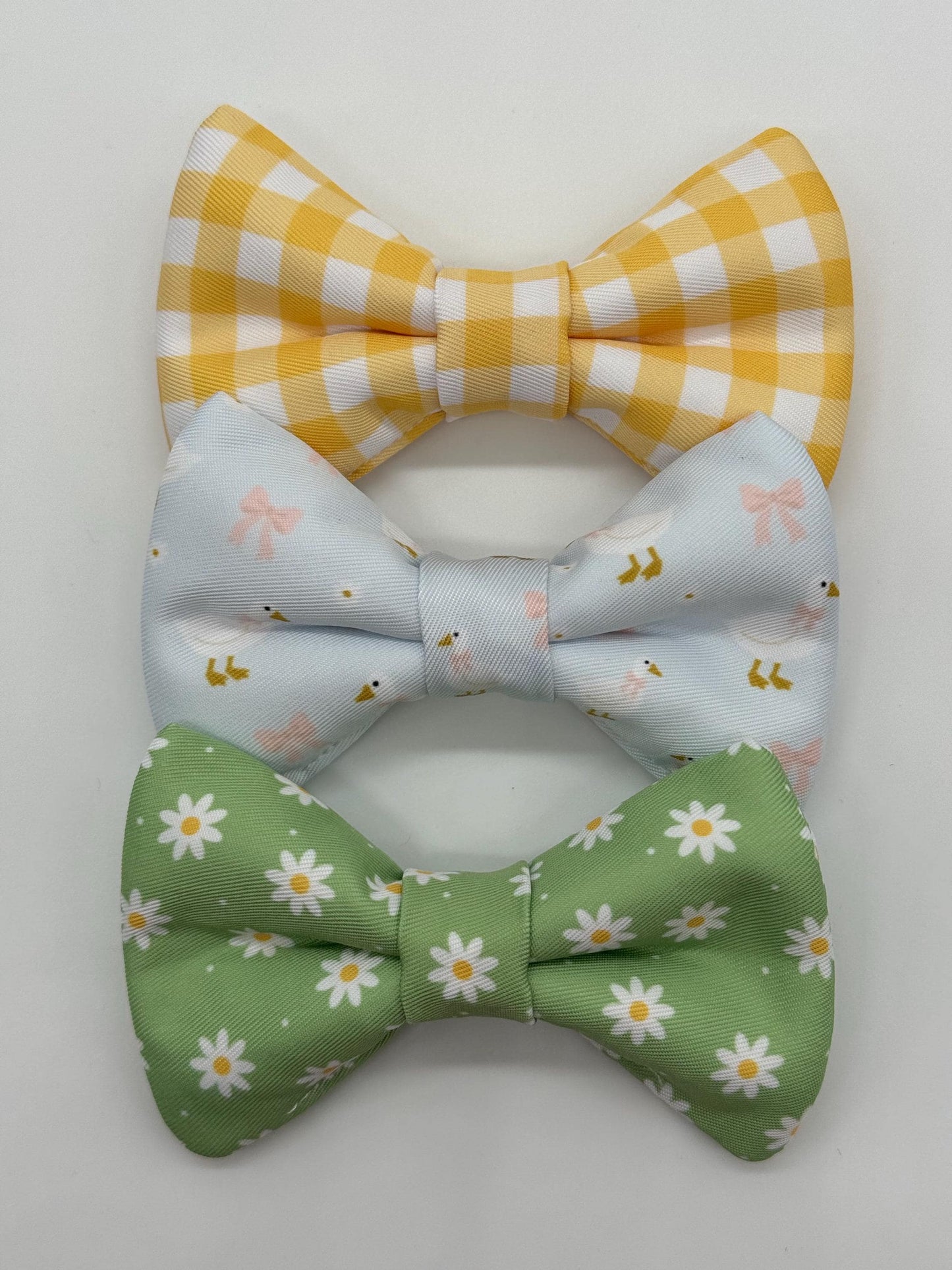 Goose, spring, Daisy, Pet Bow Tie,  Collar, 3 Pack