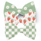 Strawberry, Checkered, Daisy, Spring, Pet Bow Tie Collar, 3 Pack