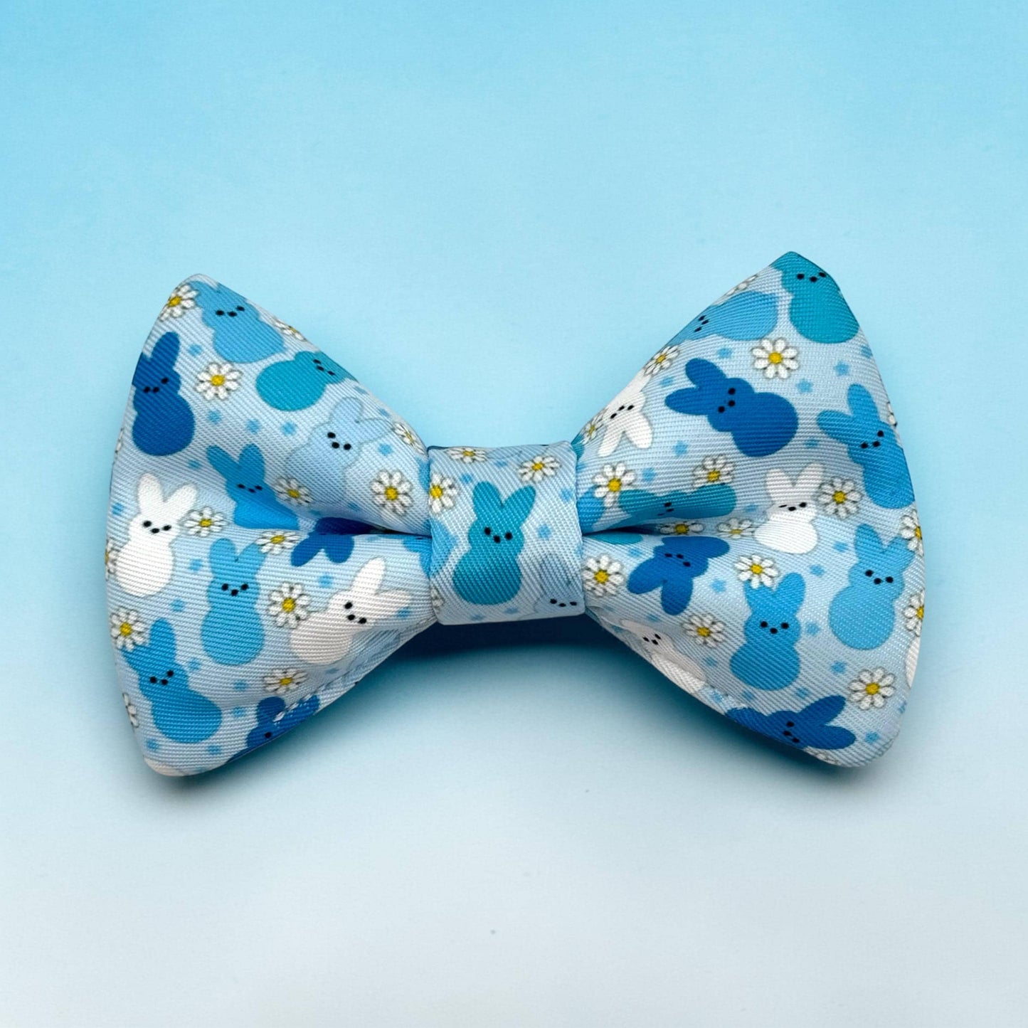 Peeps, Easter, Bunny, Pink, Blue, Over Collar, Cat and Dog Neckwear, Bow Tie