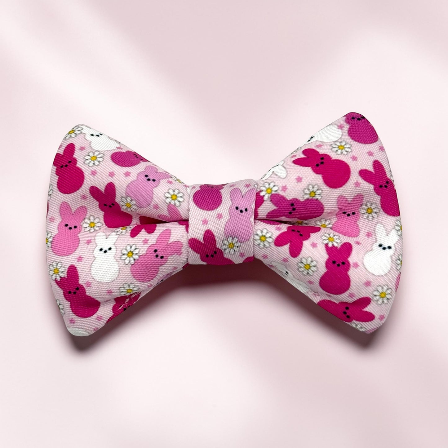 Peeps, Easter, Bunny, Pink, Blue, Over Collar, Cat and Dog Neckwear, Bow Tie