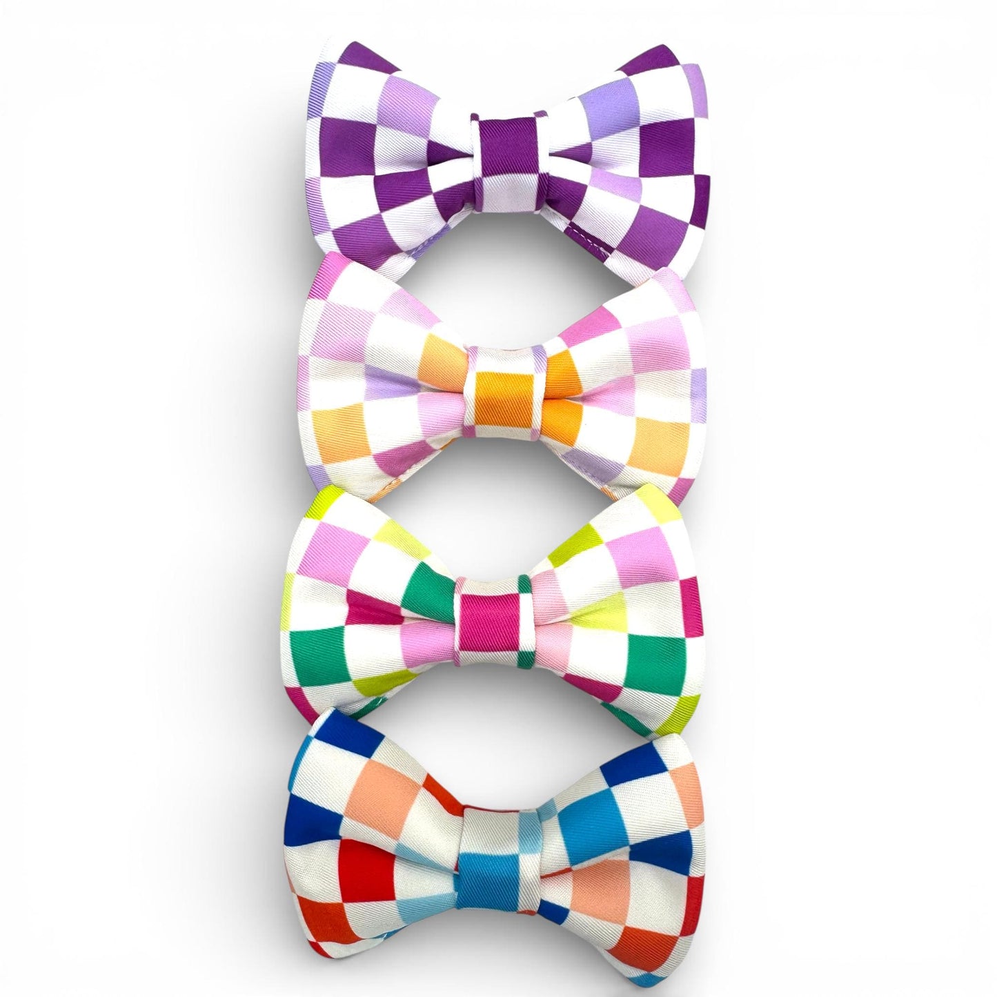 Pet Bow Tie, Checkered Pattern, Collar Accessory, Summer, Bow, Dog Bow Tie, Cat Bow