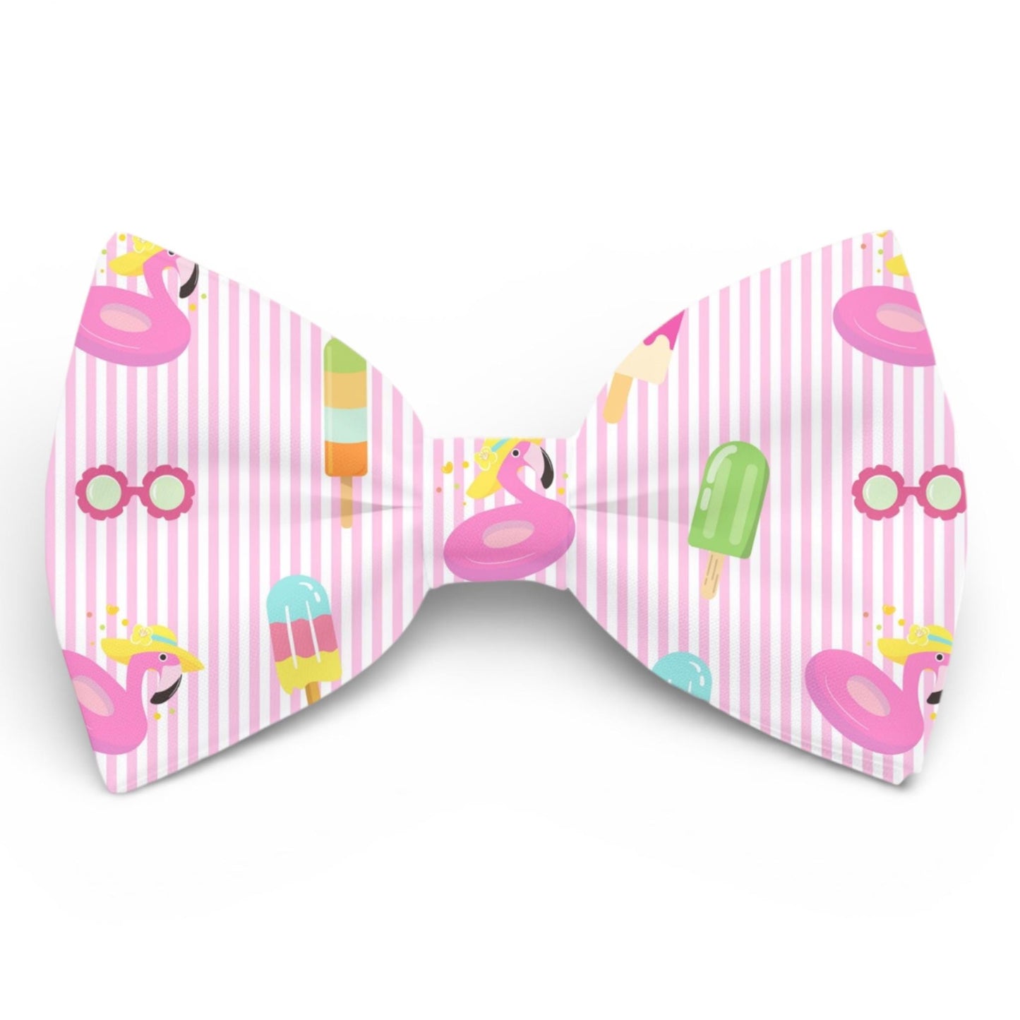 Flamingo, Summer, Pet Bow Tie, Pink Beachy Dog, cat, Bow, Accessories