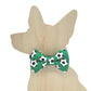 Soccer, Pet Bow Tie, Green, Collar Accessory, Bow, Sports Pet Accessory