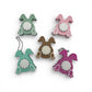 Bunny, Easter, Spring, Fidget Clicker, Keychain, Desk Fidget