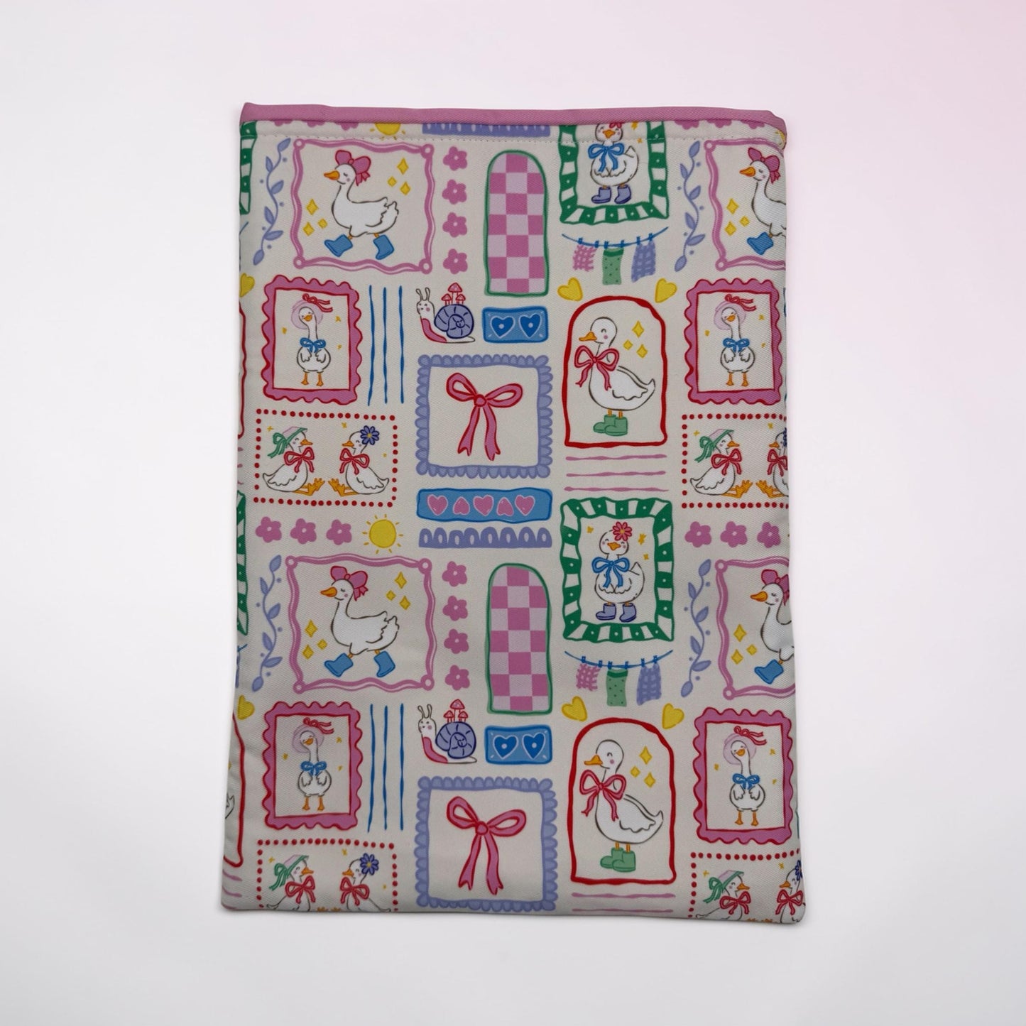 Spring Goose, Coquette, Book Sleeve, 8x11.5 inch Ipad Sleeve